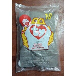 Sealed McDonalds TY Beanie Baby #10: Zip Mint